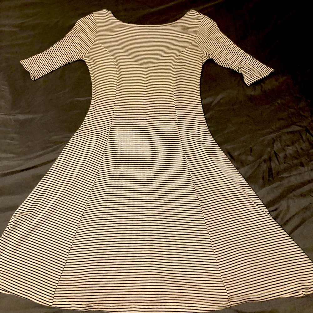 Black & White striped dress